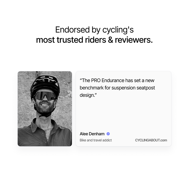 ShockStop PRO Endurance Suspension Seatpost