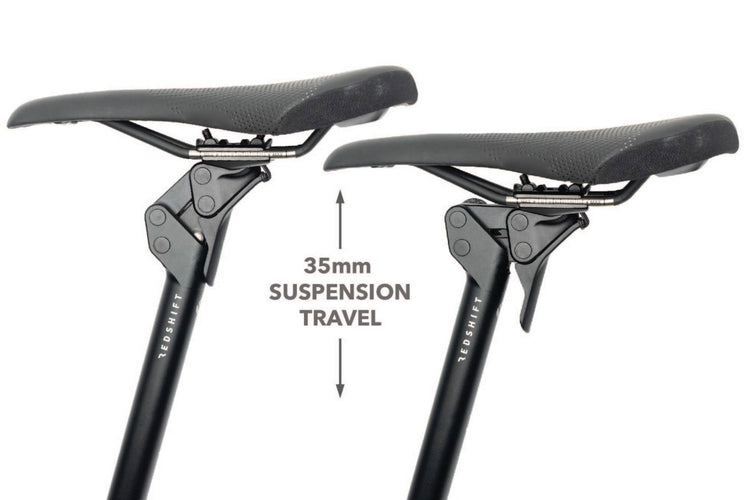 suspension seat post travel dimensions