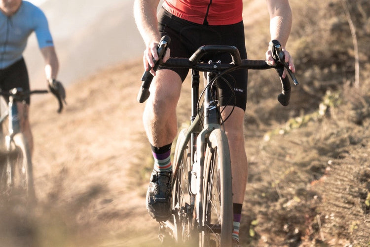 Riding with flared gravel handlebars